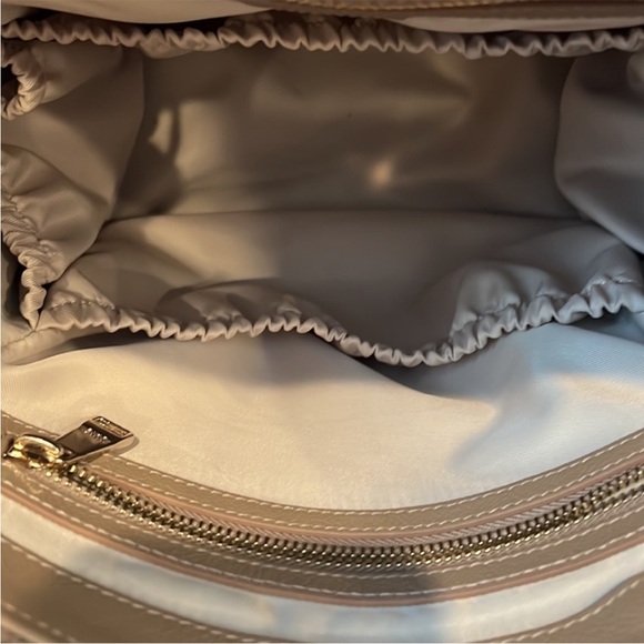 Mina Baie Harper Midi Backback with Stroller Hooks and Shoulder strap in Desert - Picture 11 of 16